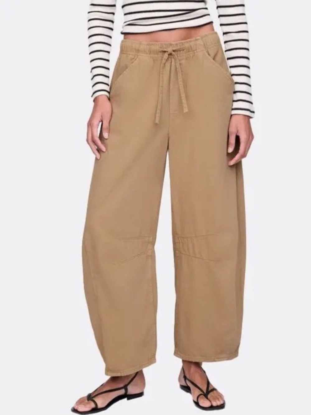 NWT Thread & Supply Easy Barrel Khaki Pants